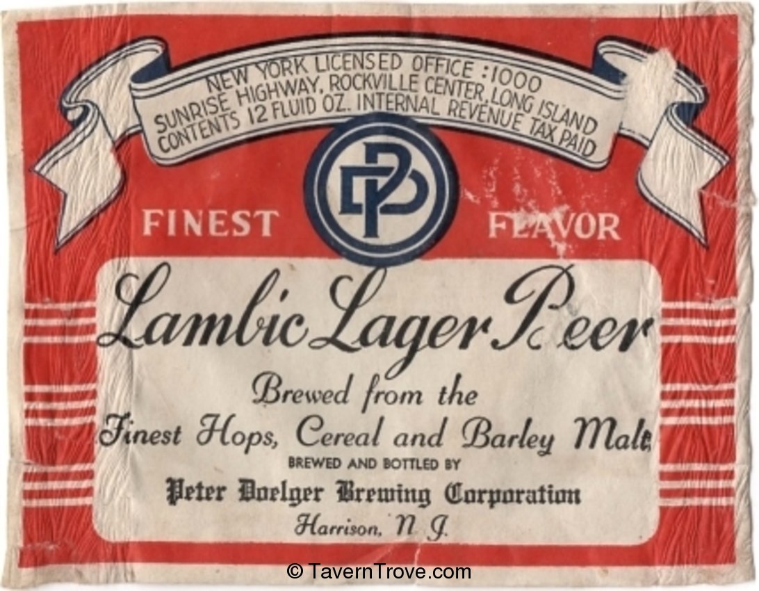 Lambic Lager Beer 