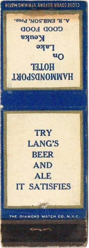 Lang's Beer and Ale