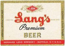 Lang's Premium Beer
