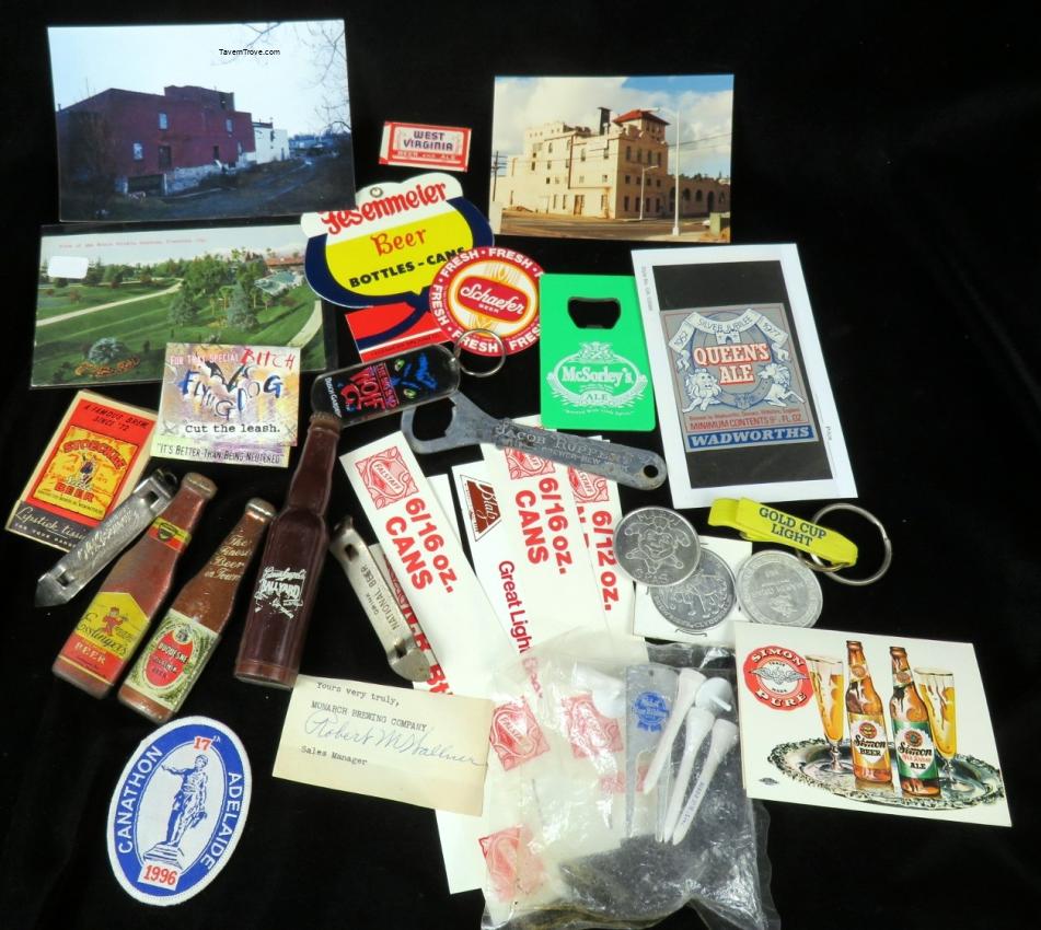 Large Lot of Petty Good Beer Breweriana Smalls Esslinger West Virginia