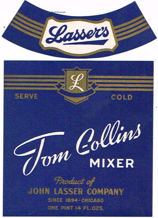 Lasser's Tom Collins Mixer Chicago Illinois