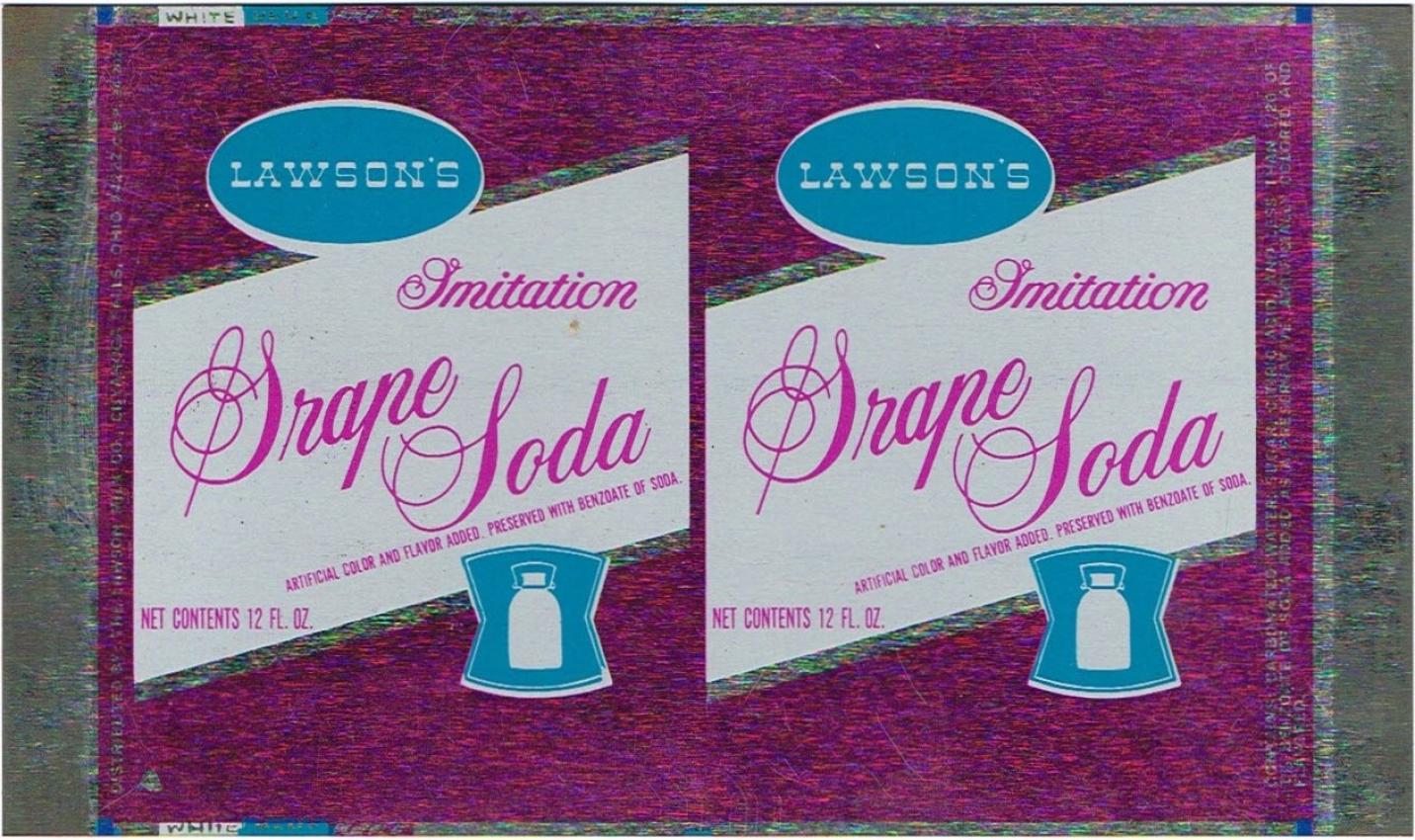 Lawson's Grape Soda (sheet)