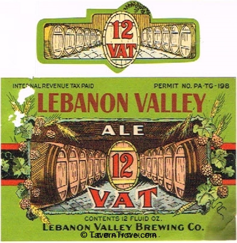 Lebanon Valley 12 Vat Ale 