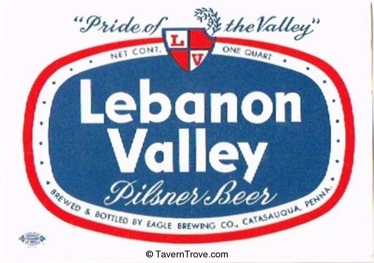 Lebanon Valley Pilsner Beer 