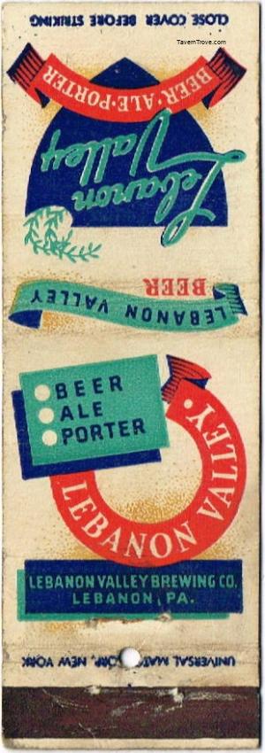 Lebanon Valley Beer/Ale/Porter Dupe