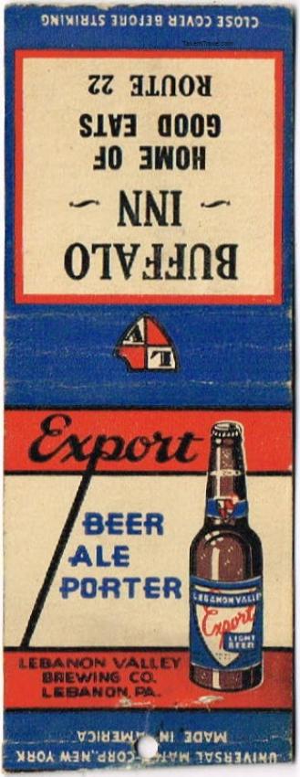 Lebanon Valley Export Beer/Ale/Porter Dupe