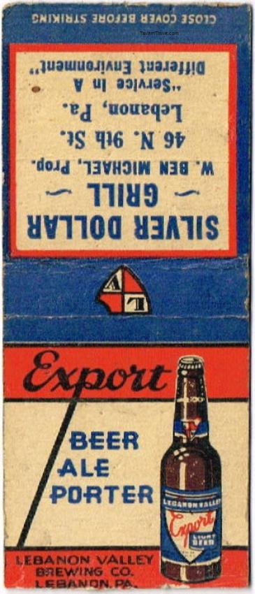 Lebanon Valley Export Beer/Ale/Porter