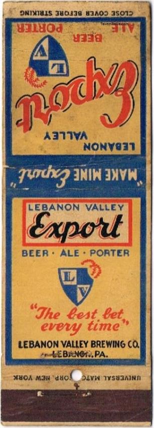 Lebanon Valley Export Beer Dupe