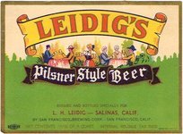 Leidig's Pilsener Style Beer