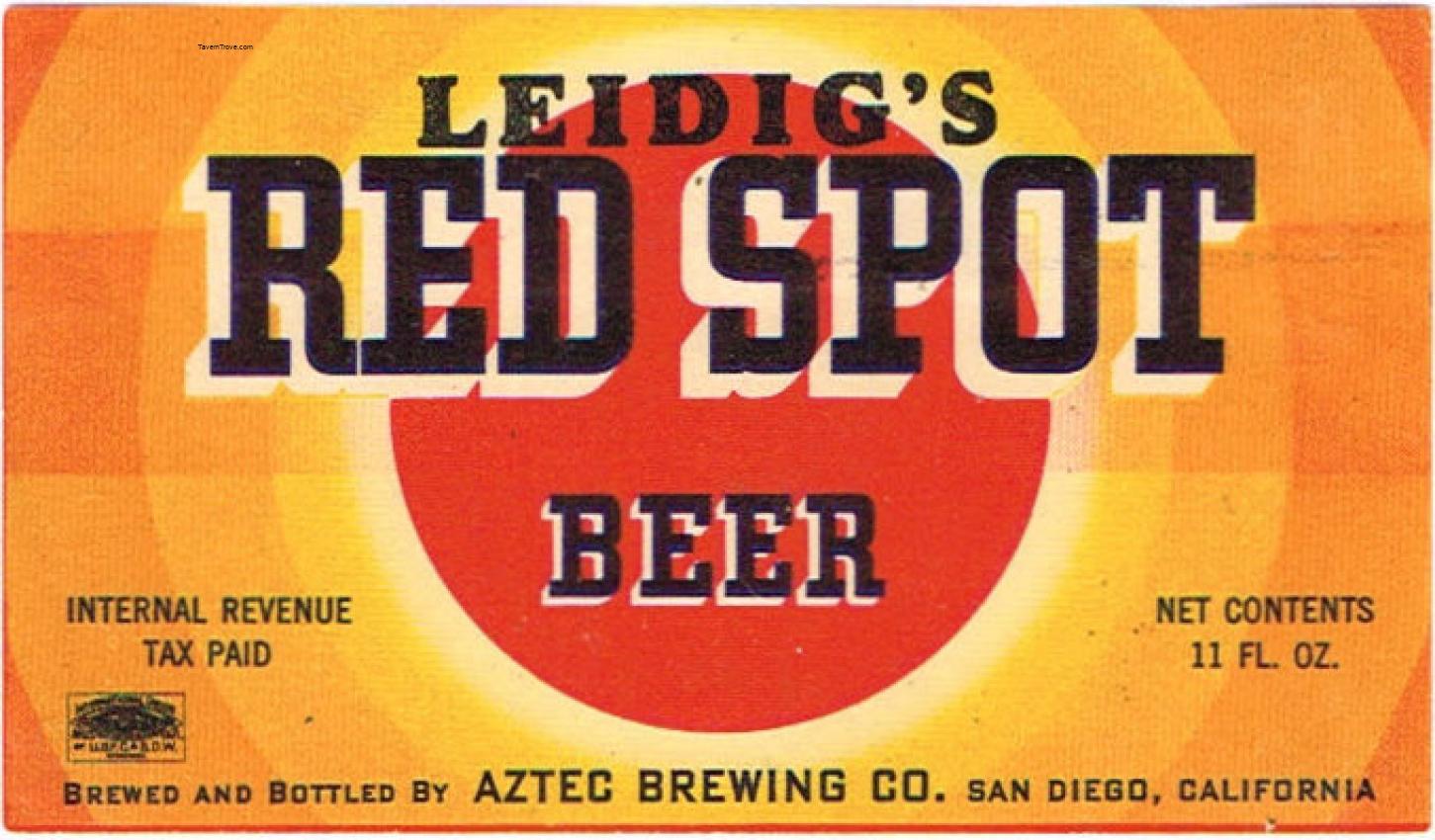 Leidig's Red Spot Beer