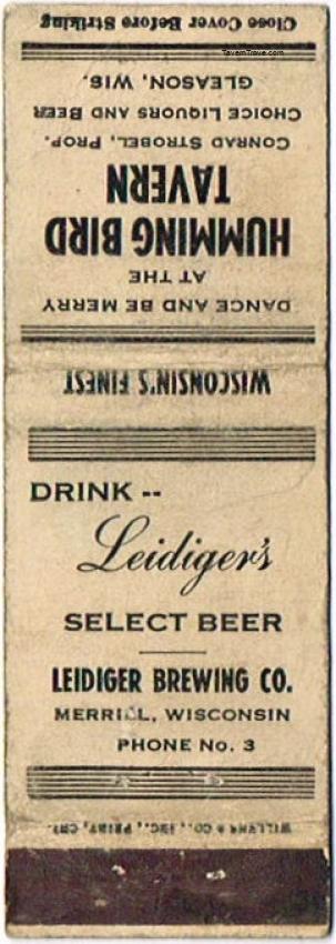 Leidiger's Select Beer