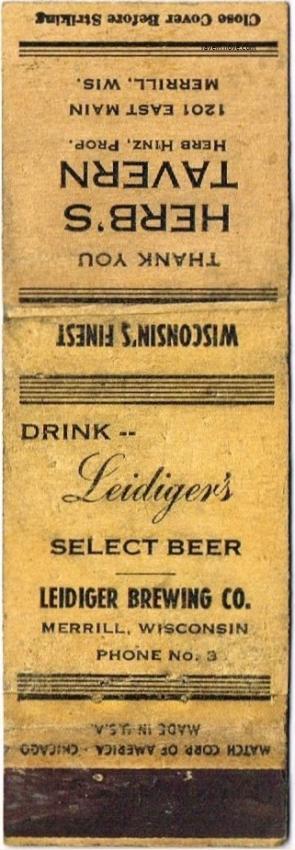 Leidiger's Select Beer