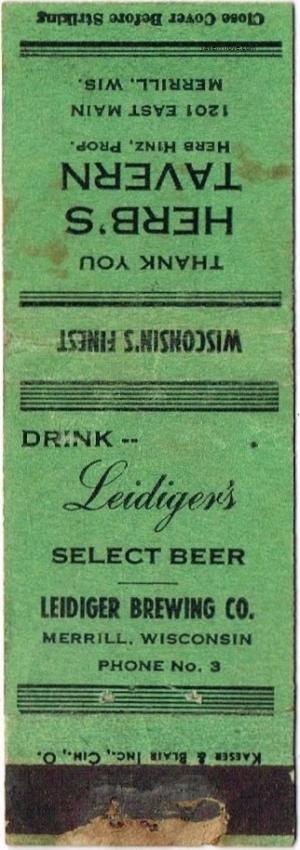 Leidiger's Select Beer