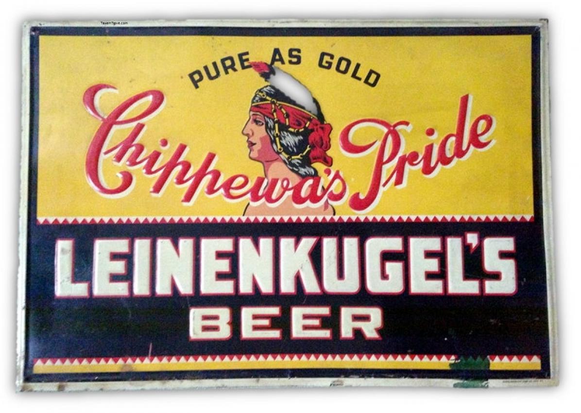 Leinenkugel's Beer outdoor tin sign