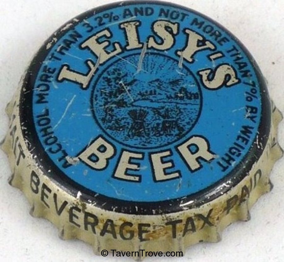 Leisy Beer ~OH Pint Tax