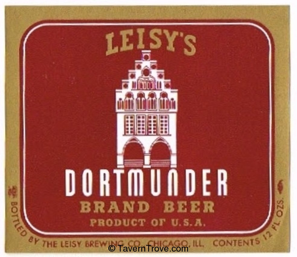 Leisy Dortmunder  Beer