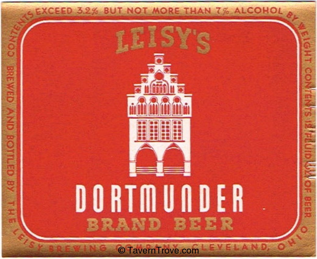 Leisy's Dortmunder  Brand Beer