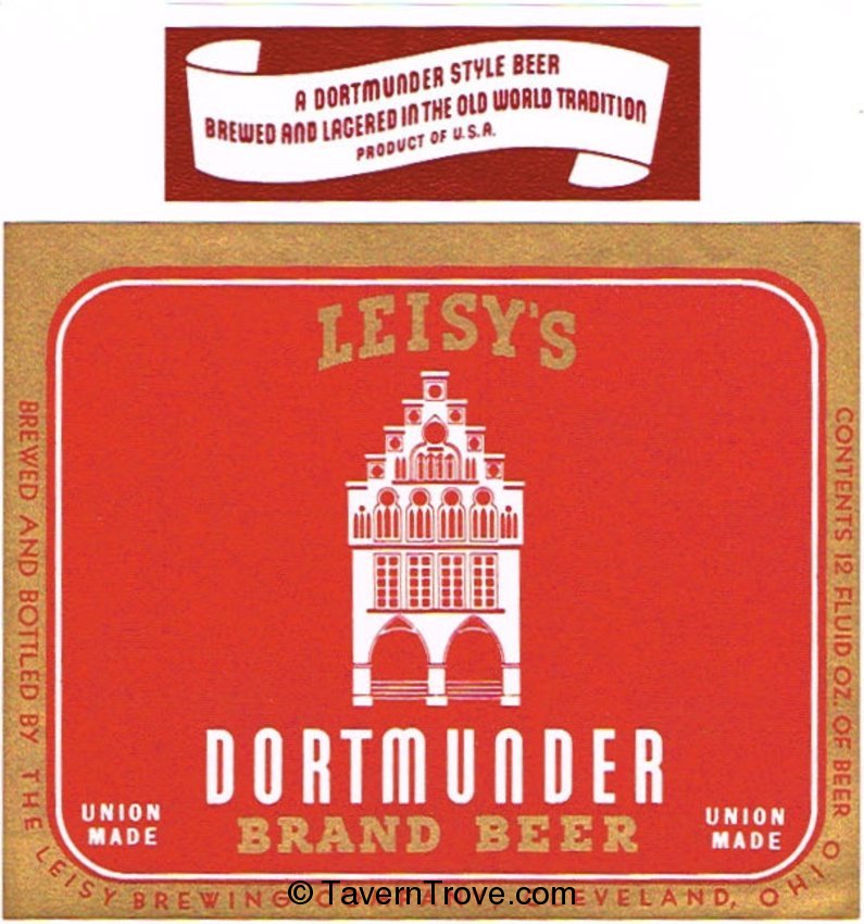 Leisy's Dortmunder  Brand Beer