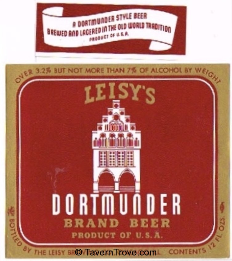 Leisy's Dortmunder  Beer