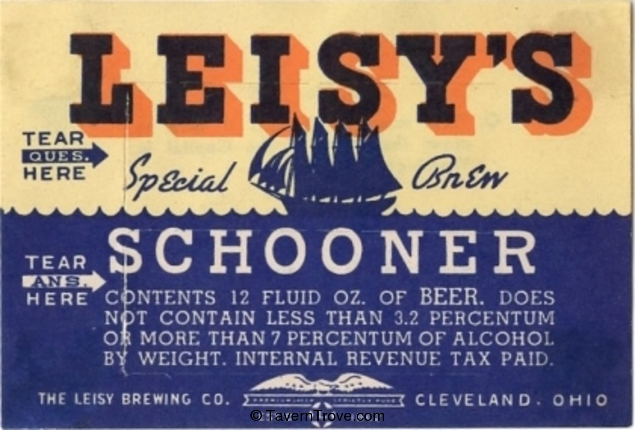 Leisy's Schooner Beer