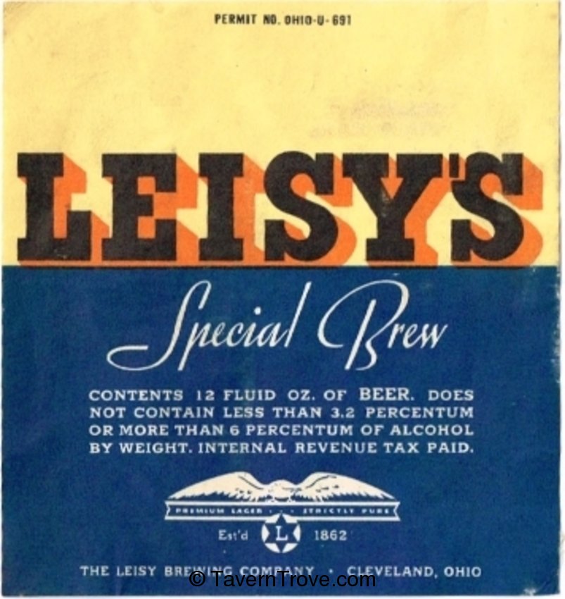 Leisy's Special Brew Beer