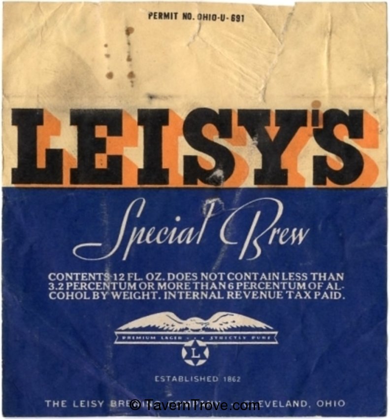 Leisy's Special Brew Beer