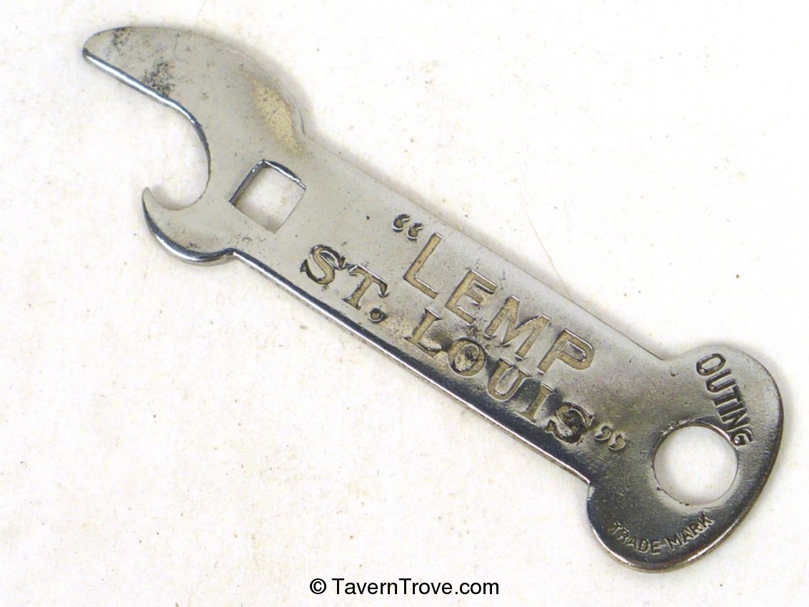 Item 76196 1910 Lemp St. Louis/Extra Pale Bottled Beer Flat Bottle Opener