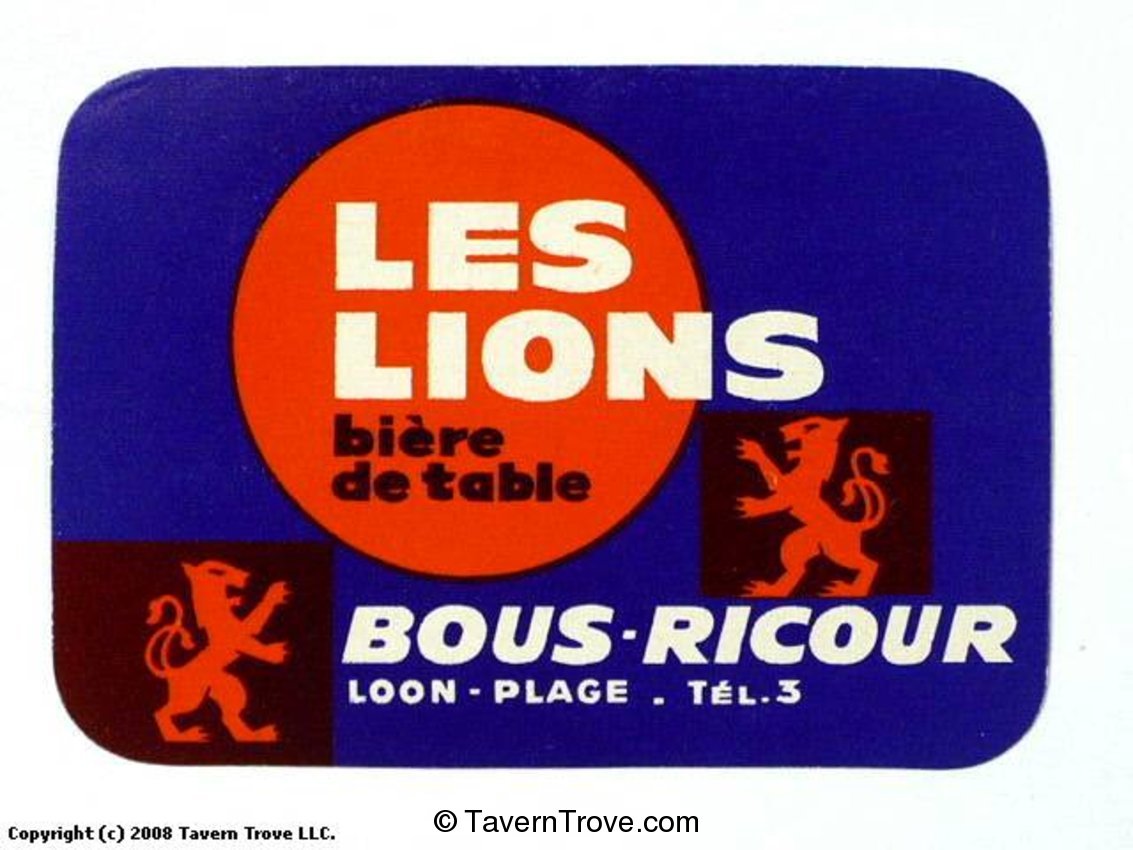 Les Lions Bière De Table