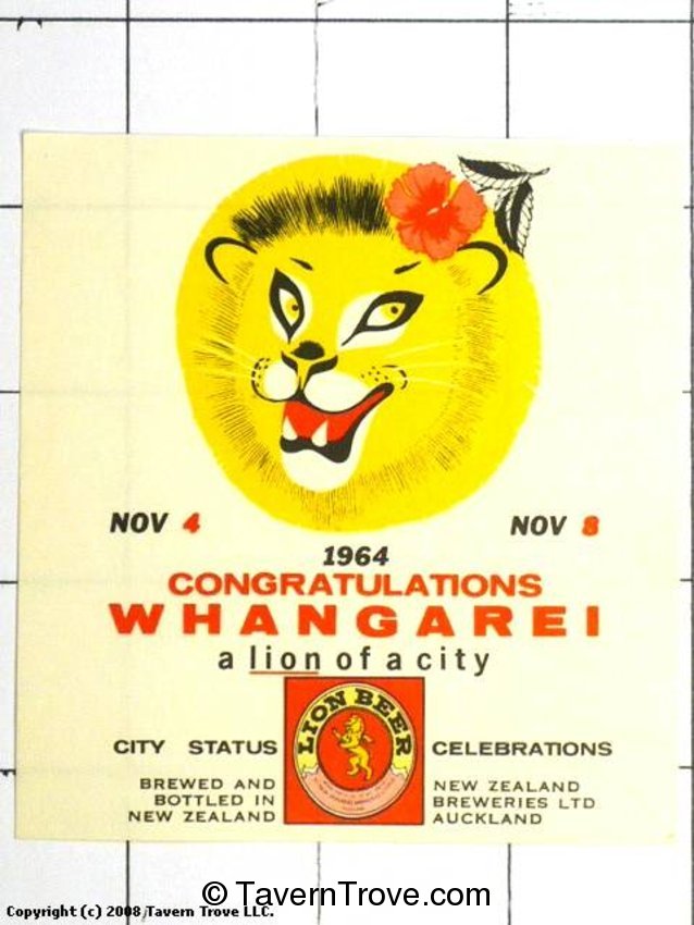 Lion Congratulations Whangarei
