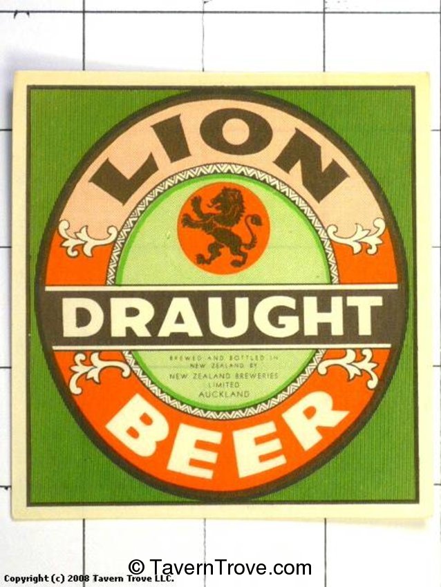 Item #35826 1966 Lion Draught Beer Label