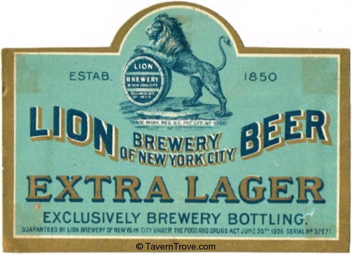 Lion Extra Lager Beer 