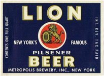 Lion Pilsener Beer