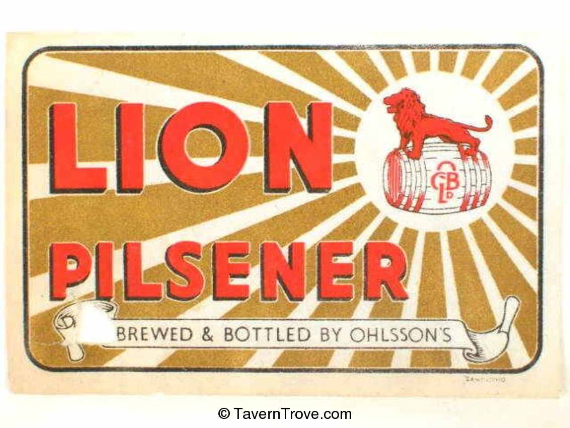 Lion Pilsener Beer