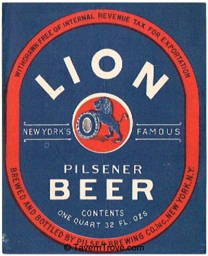 Lion Pilsener Beer