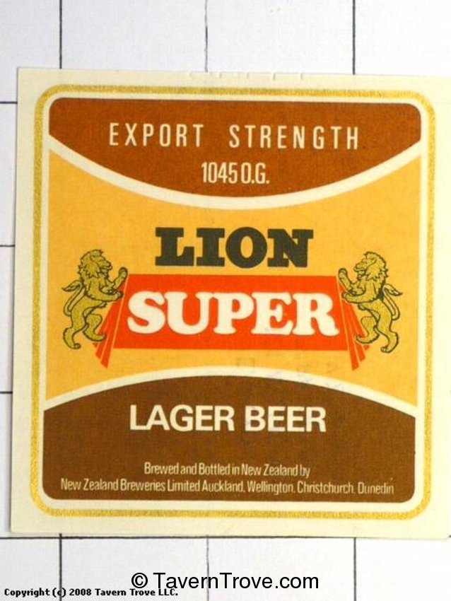 Lion Super Lager Beer