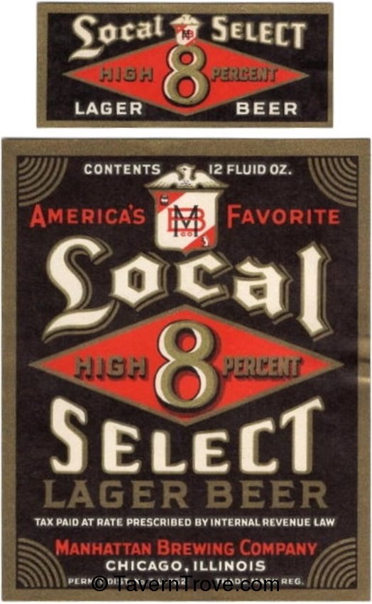 Local 8 Select Lager Beer