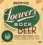 Loewer's Bock Beer