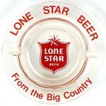 Lone Star Beer glass ash tray