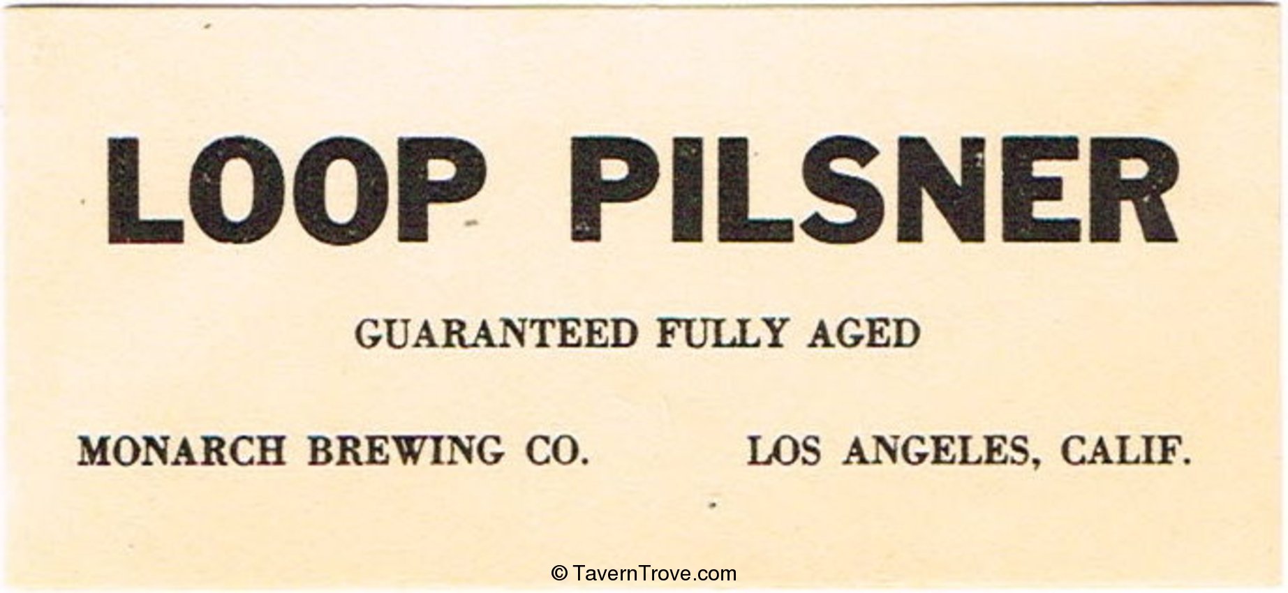 Loop Pilsner Beer