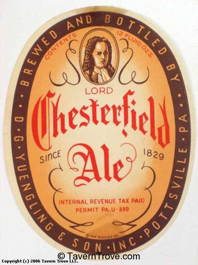 Lord Chesterfield Ale