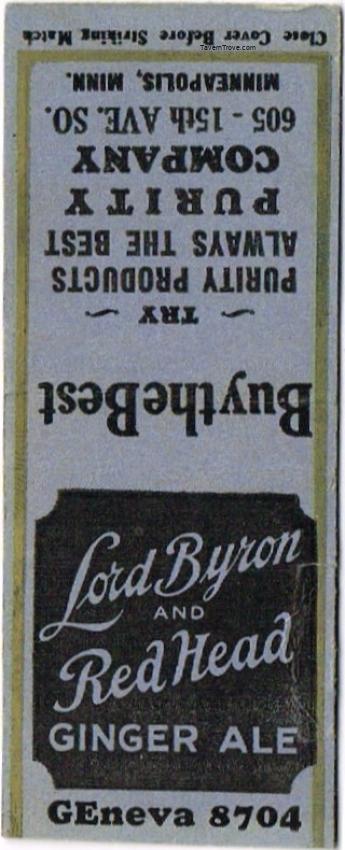 Lord Byron/Red Head Ginger Ale