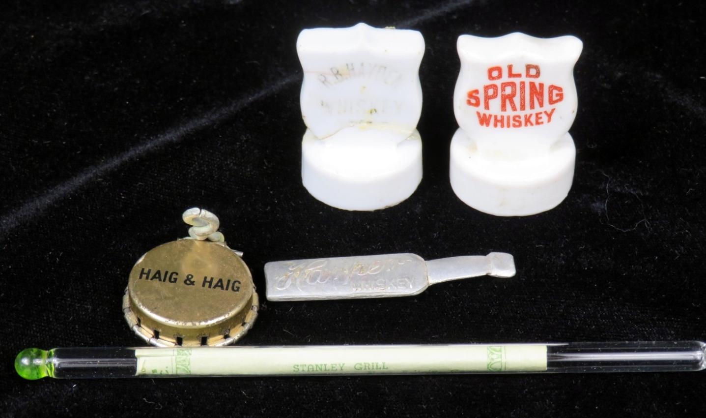 Lot of 1900s-1950s Whiskey Items