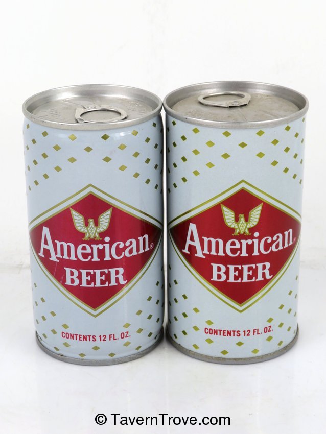 Lot of 2 American Beer Cans