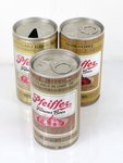 Lot of 3 Pfeiffer Famous Beer Cans