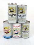 Lot of 5 Falstaff Beer Cans