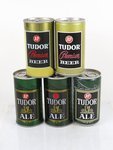 Lot of 5 Tudor Beer Cans A&P Stores