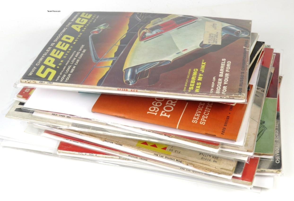 Lot of Automotive Car Racing NASCAR Magazines/Literature