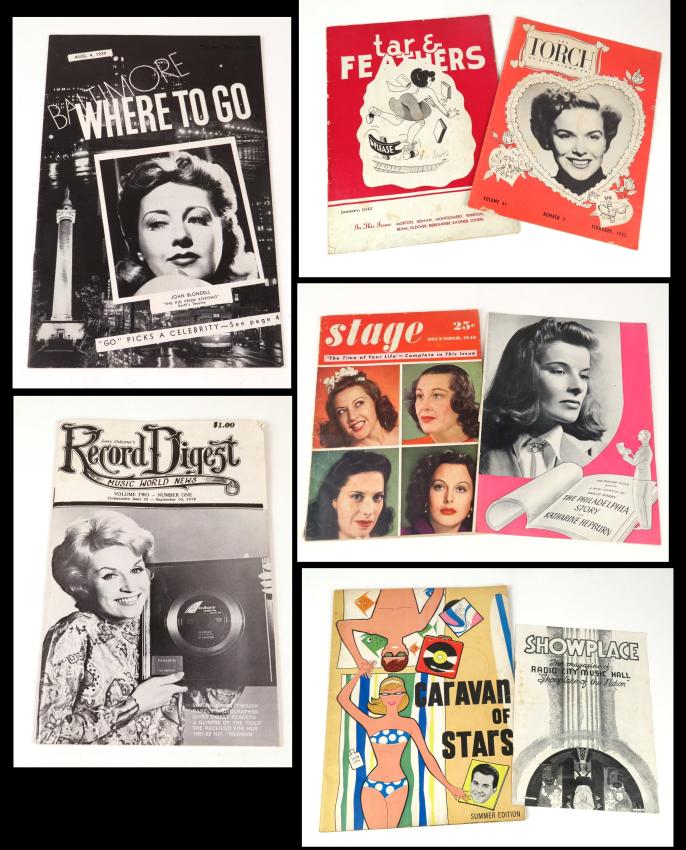 Lot of EIGHT Theatre/Music Programs & Ephemera
