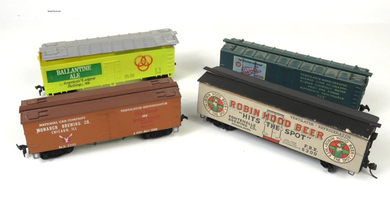 Brewery HO Train Cars with problems Lot of FOUR