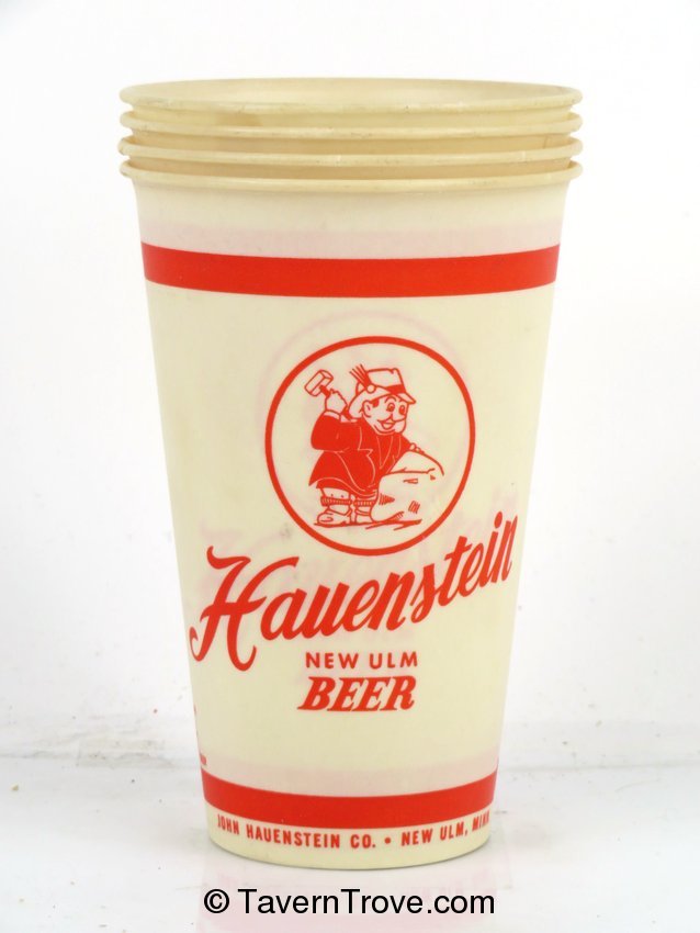 Lot of Four Hauenstein Beer Wax Cups